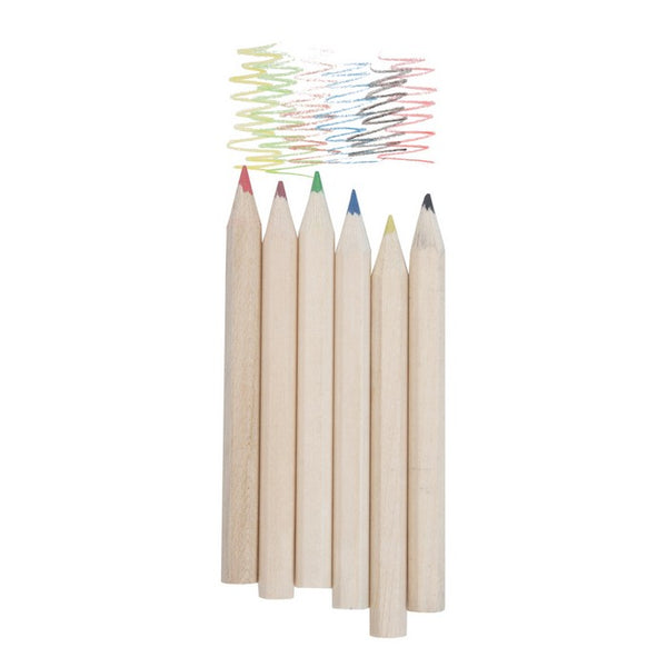 Set 6 creioane colorate "Kitty"