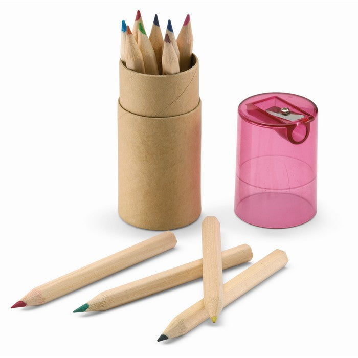 Set 12 creioane colorate in tub "Lambut"