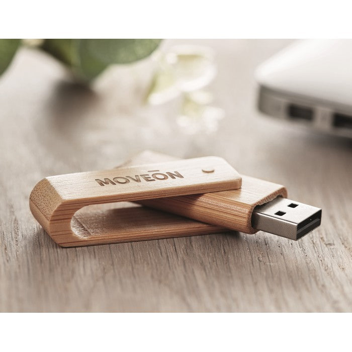 Memorie Stick USB "Bambus", 16 Gb, cant minima 100 buc