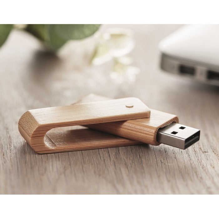 Memorie Stick USB "Bambus", 16 Gb, cant minima 100 buc