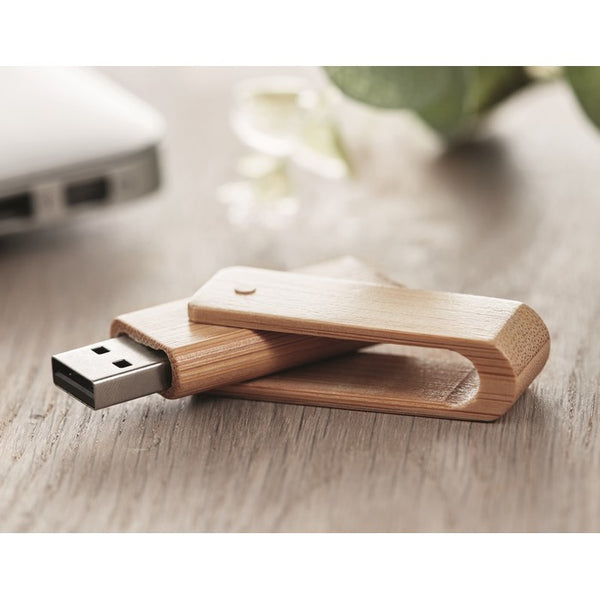 Memorie Stick USB "Bambus", 2 Gb, cant minima 100 buc