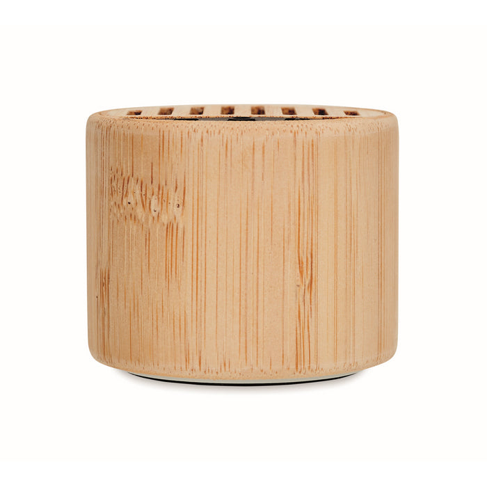 Boxa bluetooth din bambus "Round Lux"