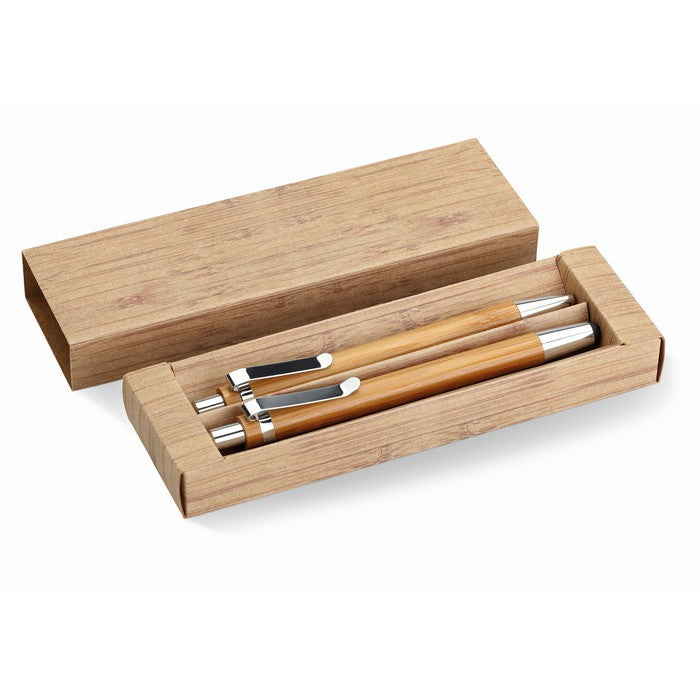 Set din pix creion bambus "Bambooset"