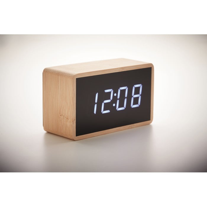 Ceas desteptator LED in bambus "Miri Clock"