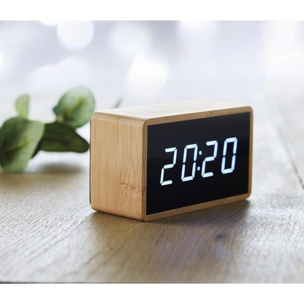 Ceas desteptator LED in bambus "Miri Clock"